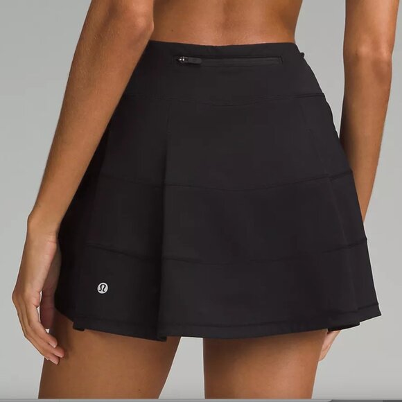 NWT Lululemon Pace Rival Skirt Long - Size 6, Black - Picture 2 of 5